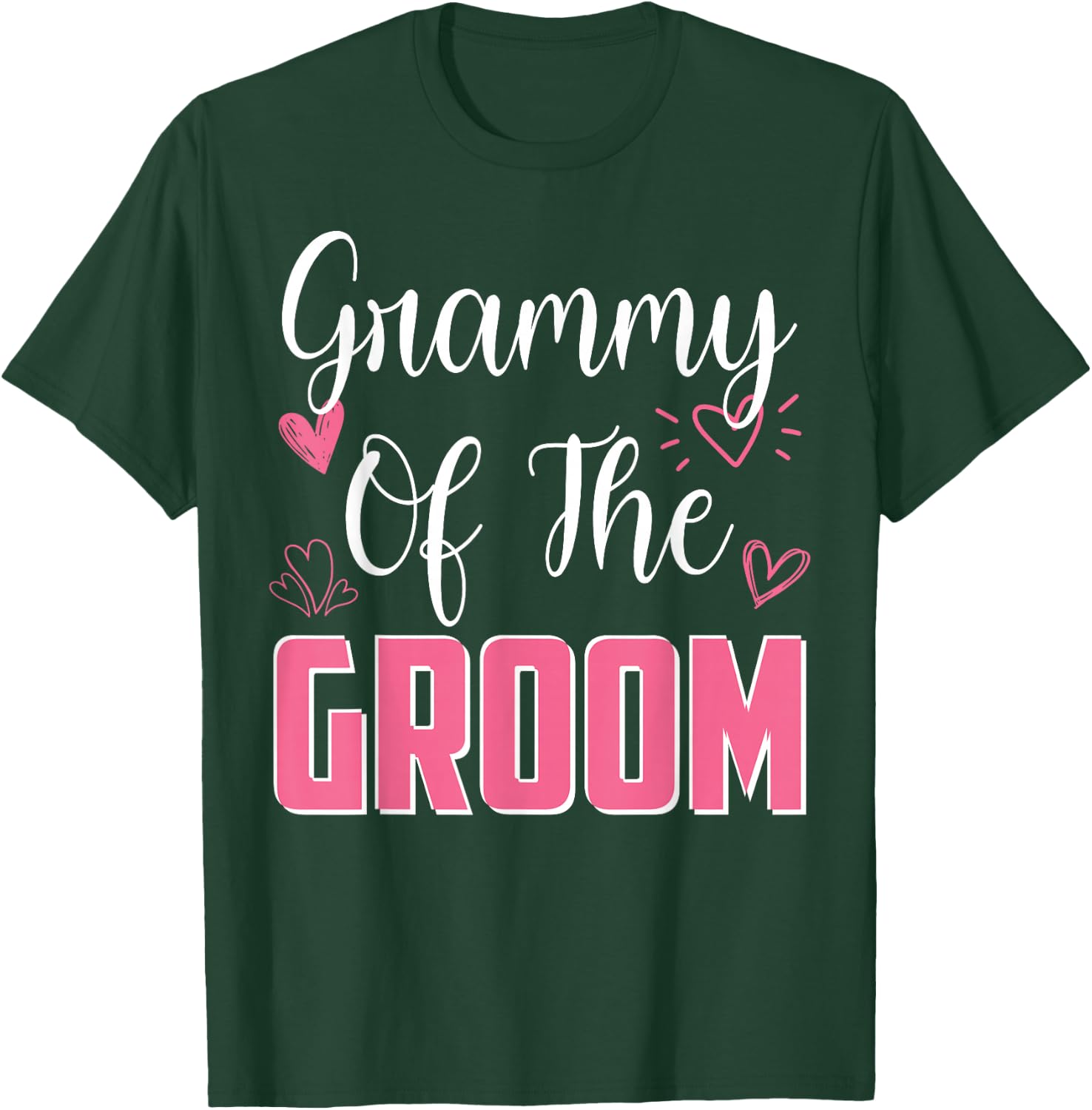 GRAMMY of the Groom Family Wedding Party Husband to Be T-Shirt - T-Shirt | Forest
