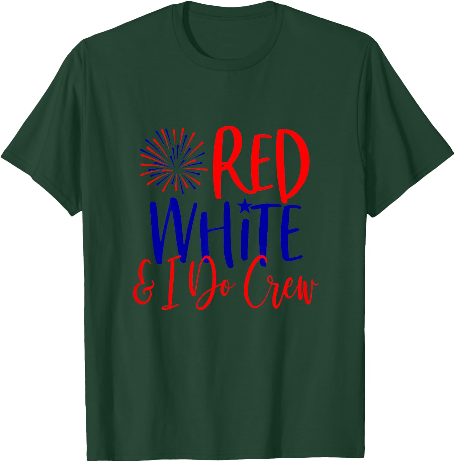 4th of July Bachelorette Party Shirts Red White & I Do Crew T-Shirt - T-Shirt | Forest