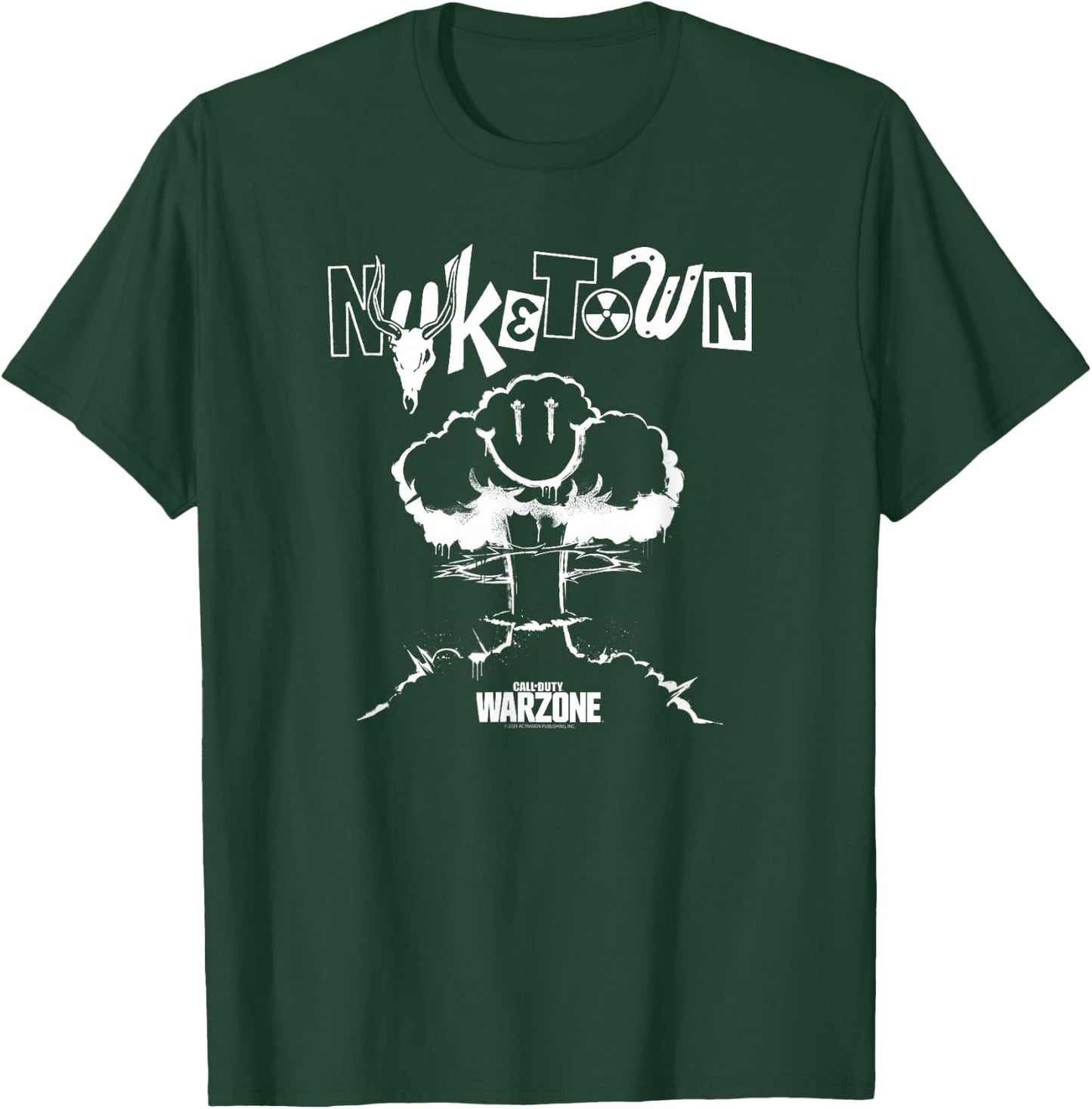 Call of Duty Nuketown Smile Explosion T-Shirt - T-Shirt | Forest