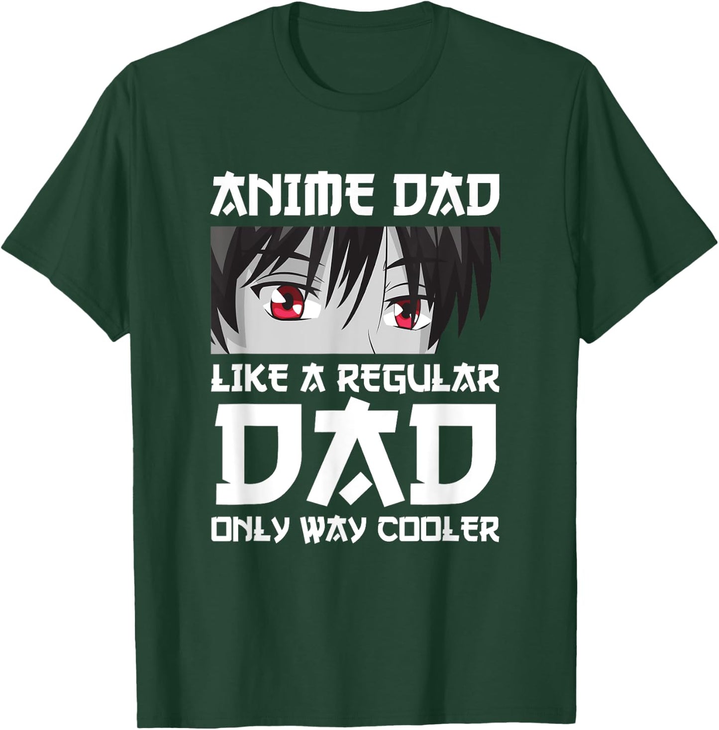 Funny Father's Day Anime Dad Cute Japanese Anime Dad Otaku T-Shirt - T-Shirt | Forest