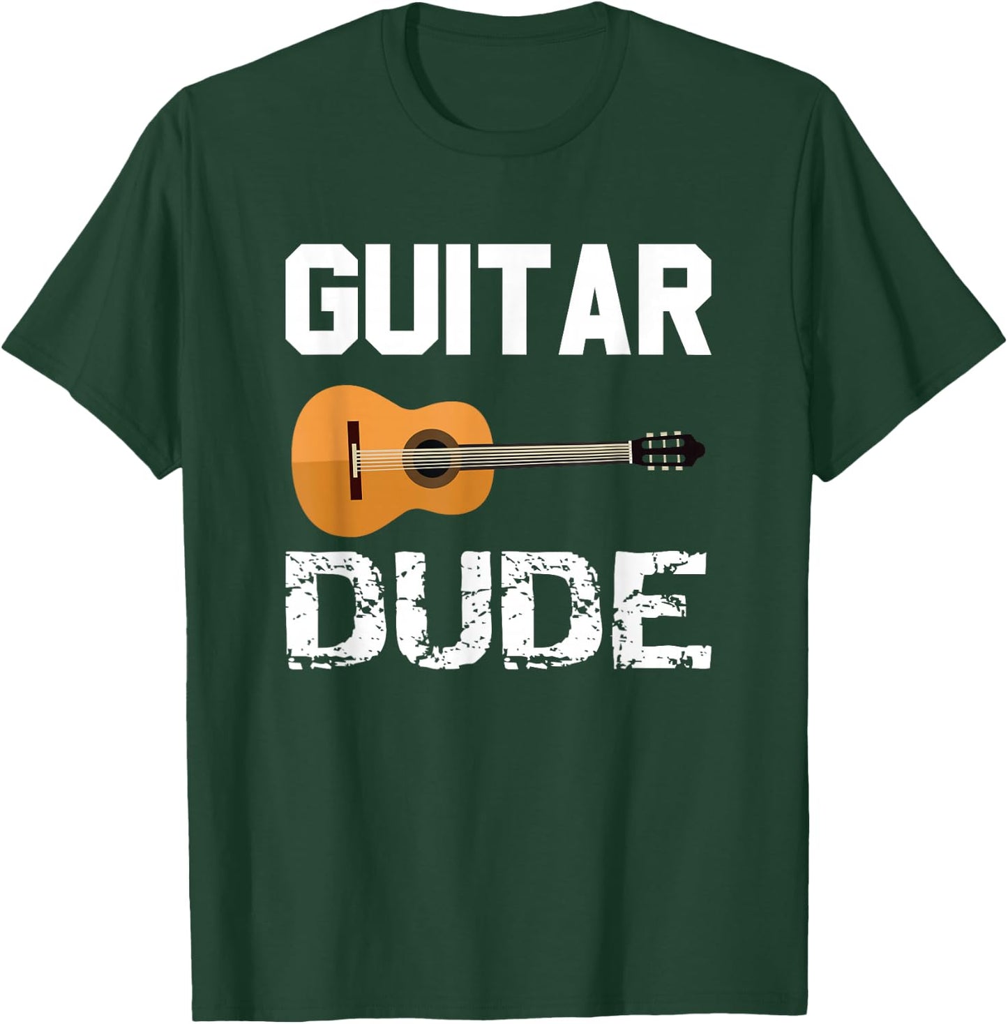 Guitars Acoustic Classical Gift Boys Men Kids T-Shirt - T-Shirt | Forest