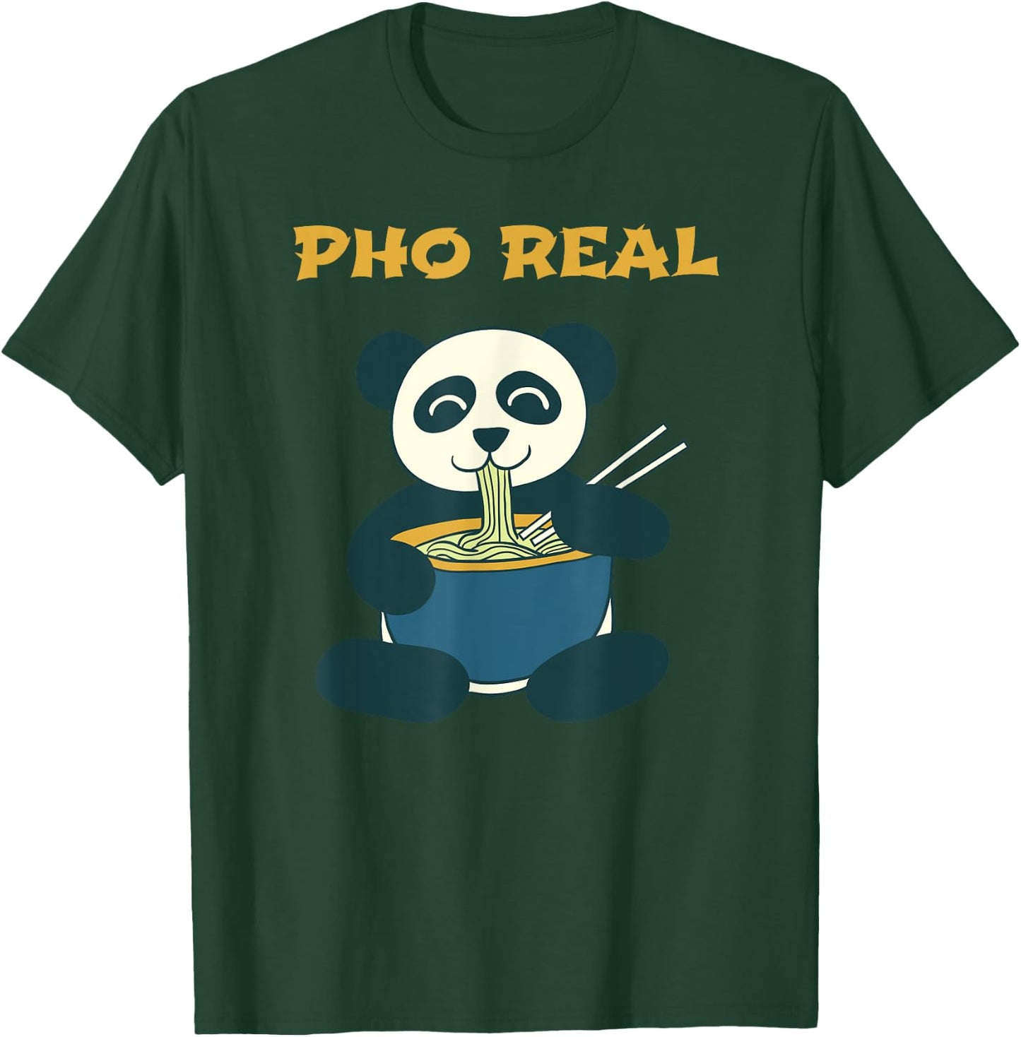 Pho Shirt Pho Sho Panda T-Shirt - T-Shirt | Forest