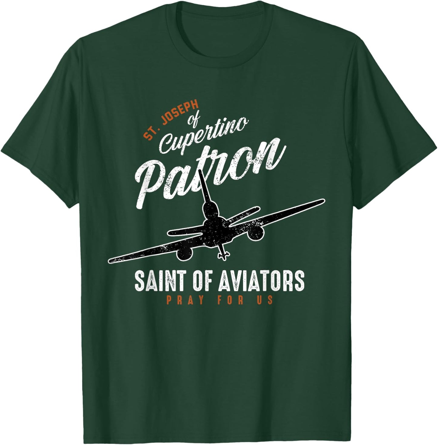 St. Joseph of Cupertino Patron Saint of Pilots Aviators Men T-Shirt - T-Shirt | Forest