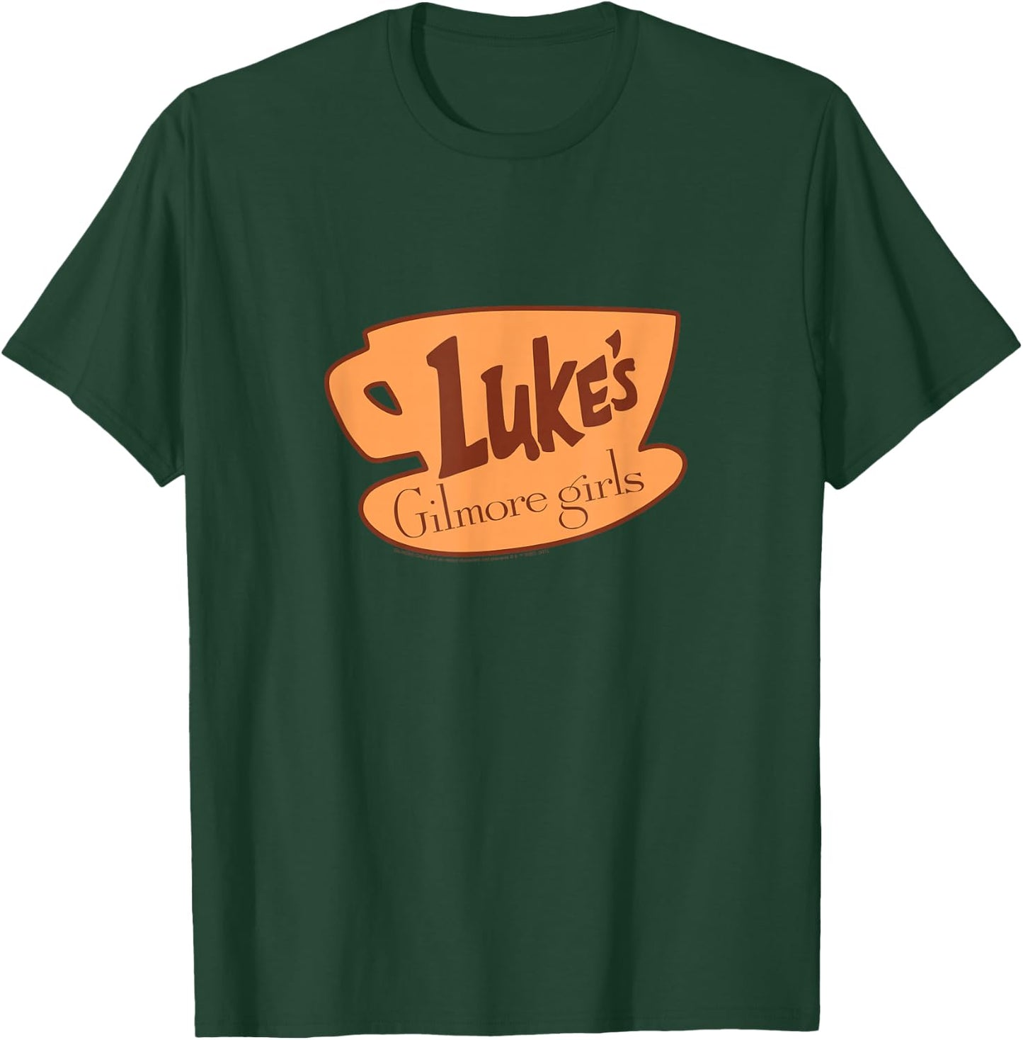 Gilmore Girls Luke's Coffee Classic Coffee Cup Logo TV Show T-Shirt - T-Shirt | Forest