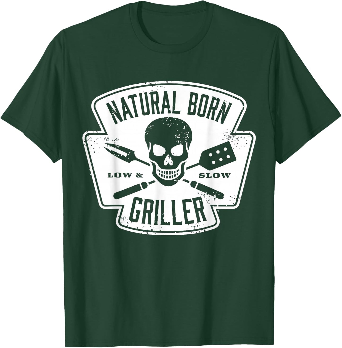 Natural Born Griller (father bday gifts) T-Shirt - T-Shirt | Forest