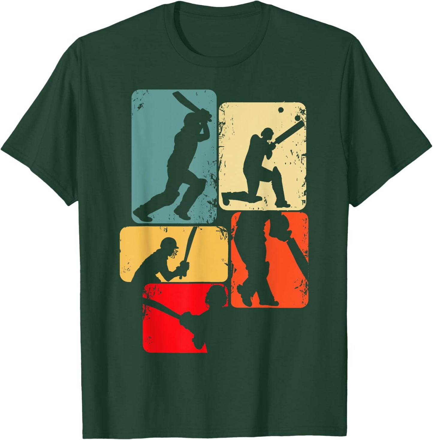 Cricket Boys Kids Men Youth T-Shirt - T-Shirt | Forest
