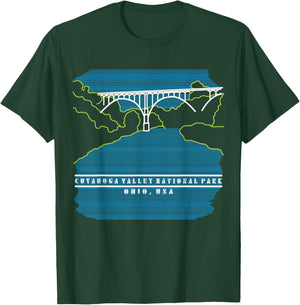CVNP Hiking Biking Tow Path Nature Lover Family Souvenir T-Shirt - T-Shirt | Forest