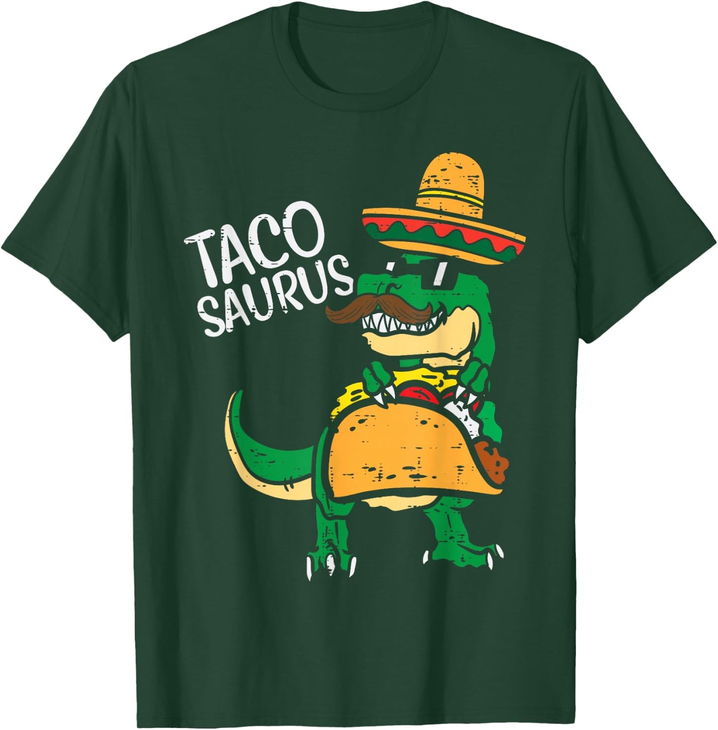Tacosaurus Taco Dino Trex Cinco De Mayo Kids Toddler Boys T-Shirt - T-Shirt | Forest
