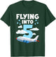 5th Airplane Birthday Party 5 Year Old Pilot Birthday T-Shirt - T-Shirt | Forest