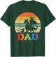 Drip Sunset Dragon Dad Grandpa Father's Day T-Shirt - T-Shirt | Forest