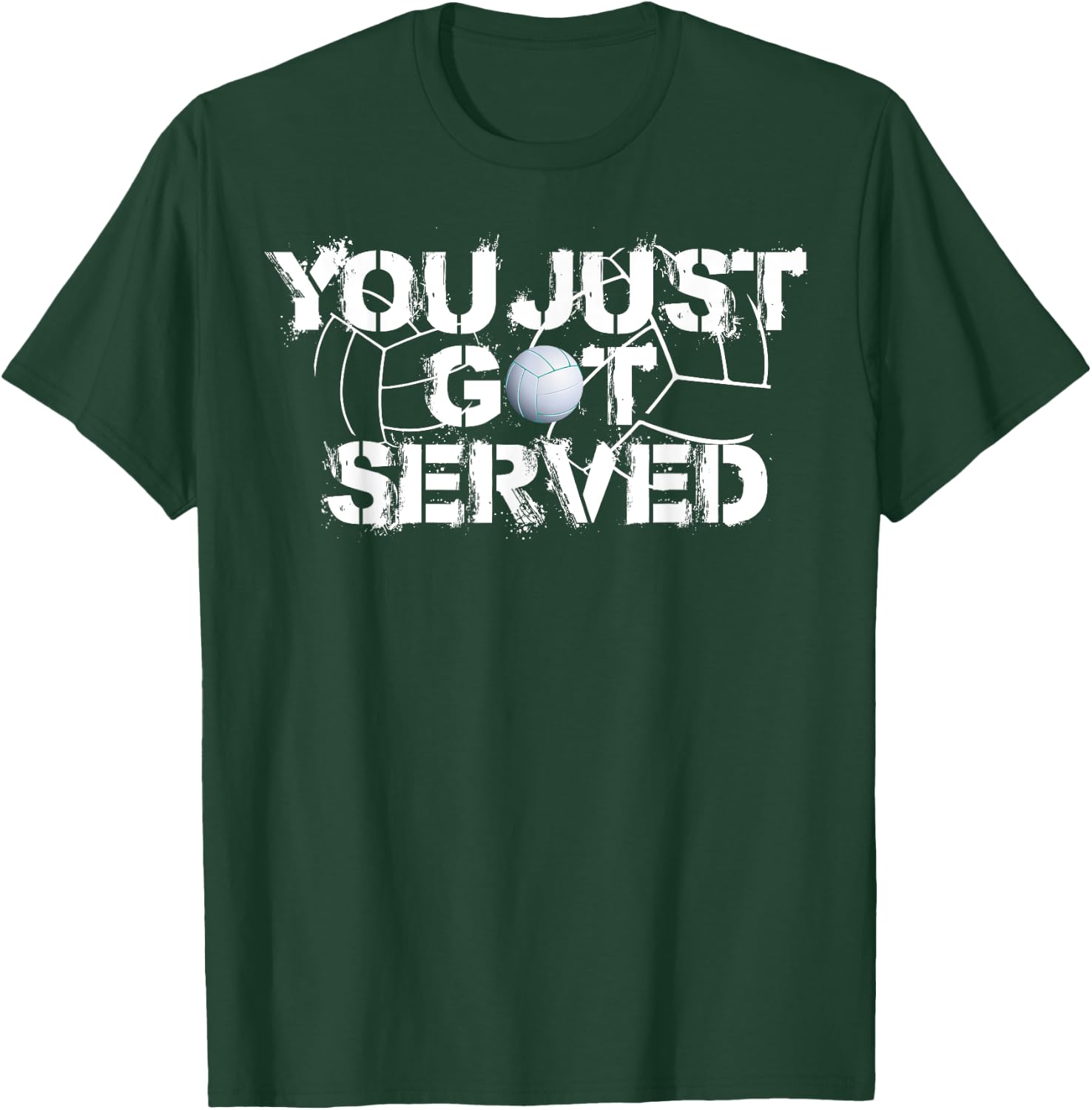Funny You Just Got Served Gift Volleyball Fans T-Shirt - T-Shirt | Forest