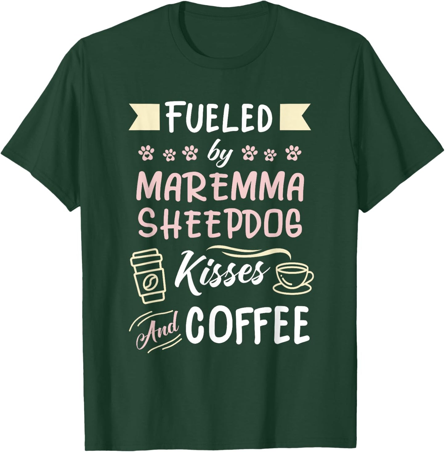 Maremma Sheepdog Mom Coffee Lover T-Shirt - T-Shirt | Forest
