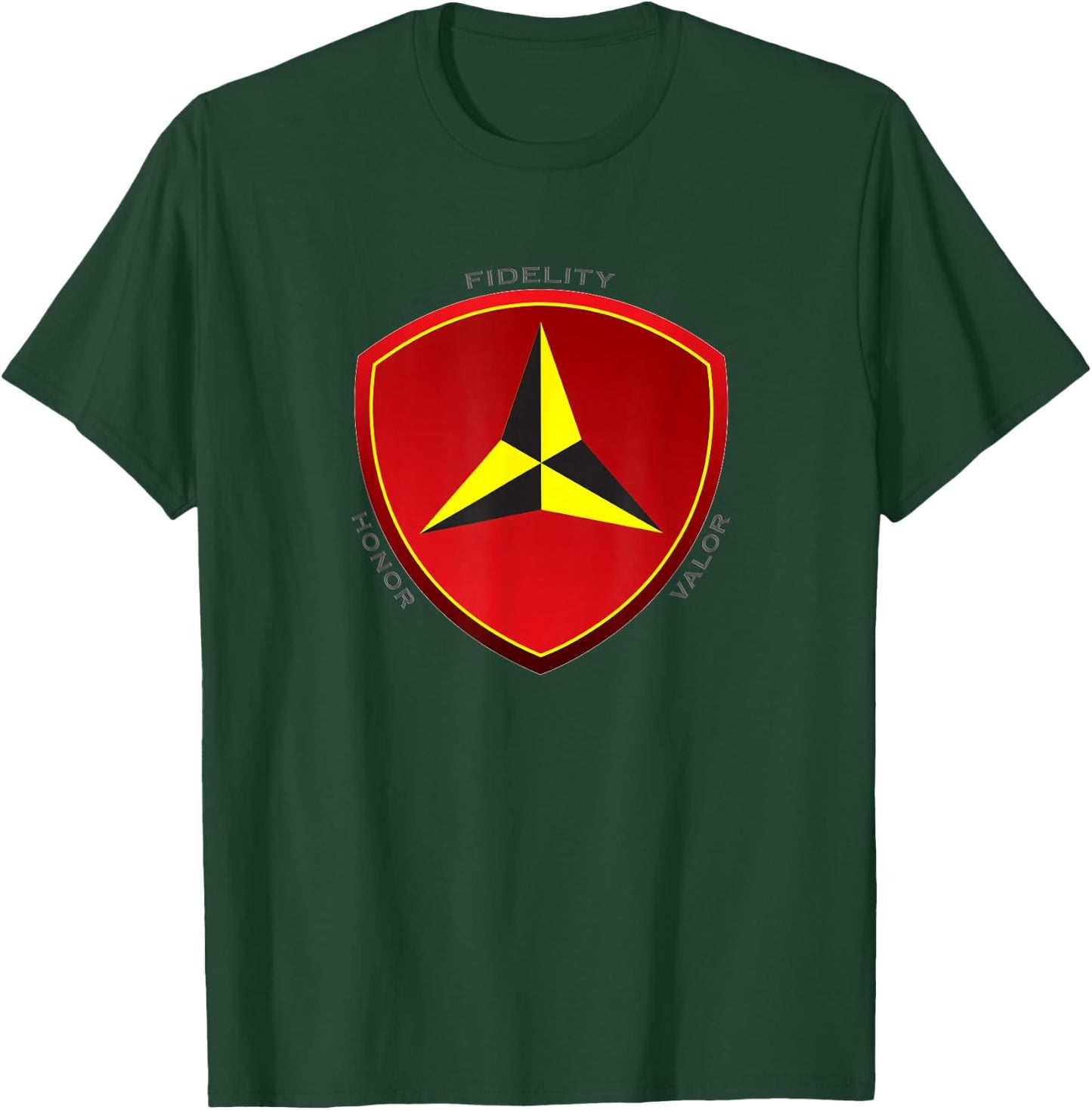 U. S. Marine Corps EGA 3rd Division T-Shirt - T-Shirt | Forest