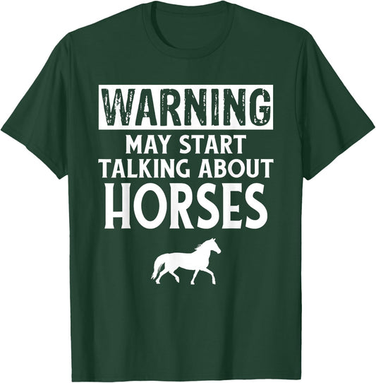Funny Horse Lover Gag Gift Horse T-Shirt - T-Shirt | Forest