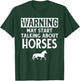 Funny Horse Lover Gag Gift Horse T-Shirt - T-Shirt | Forest