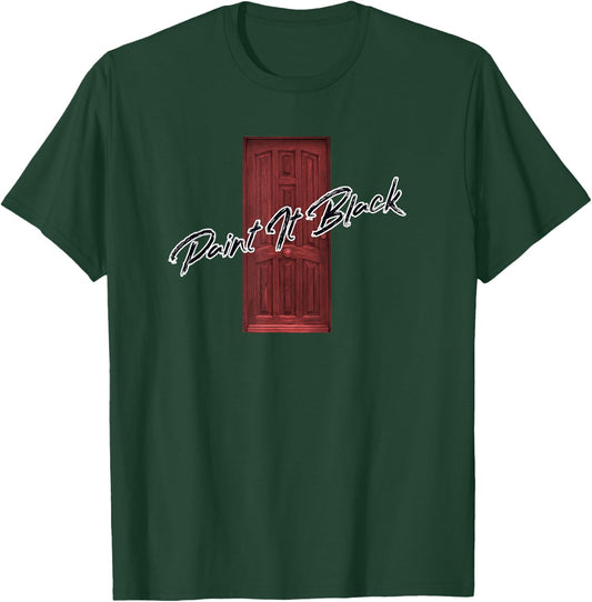 Outcast Crew Clothing co. paint it black signature design T-Shirt - T-Shirt | Forest
