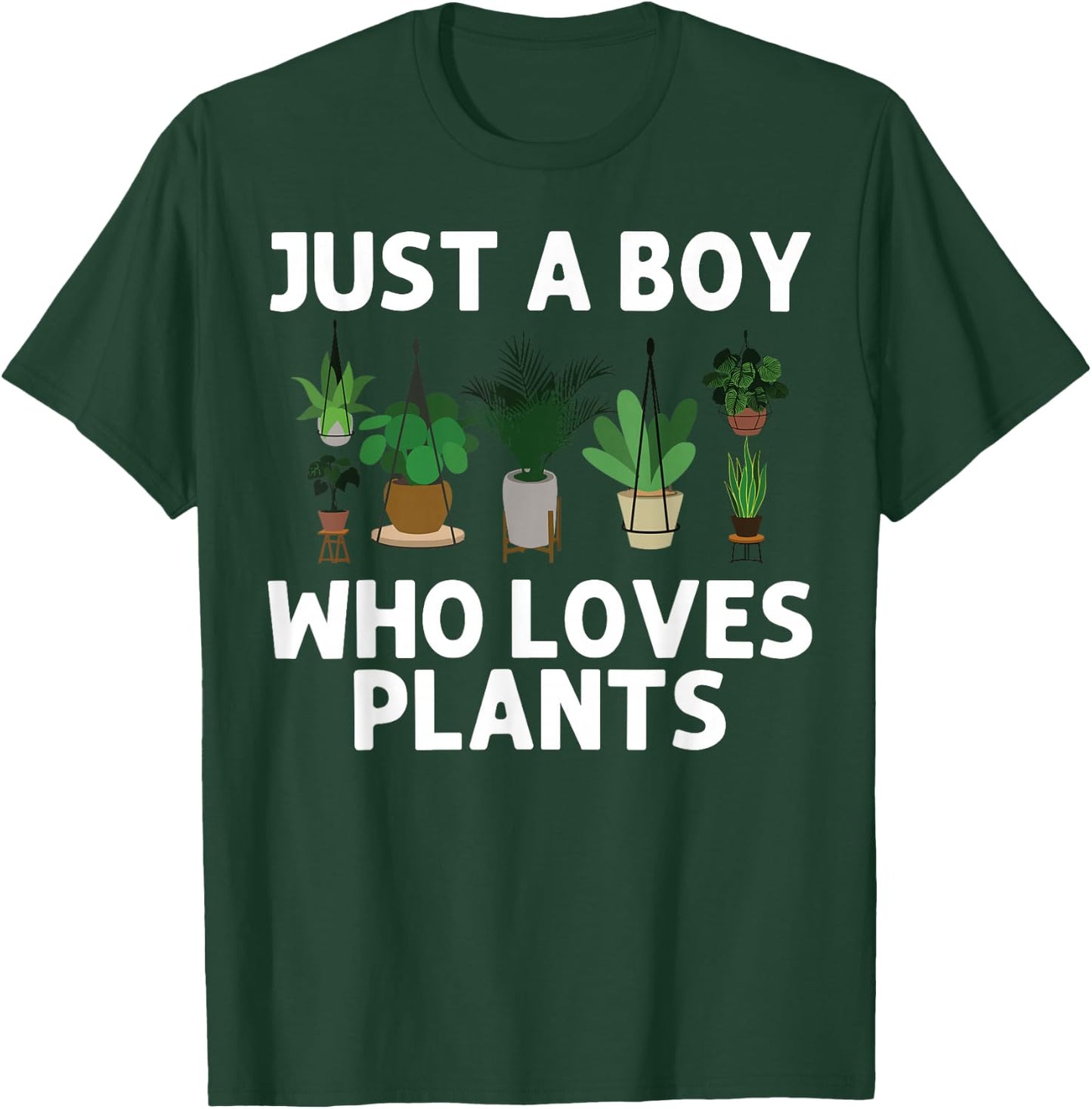 Cool Plant For Boys Kids Pot Gardener Plant Lover Gardening T-Shirt - T-Shirt | Forest