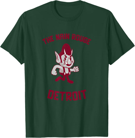 The Nain Rouge of Detroit Michigan Paranormal T-Shirt - T-Shirt | Forest