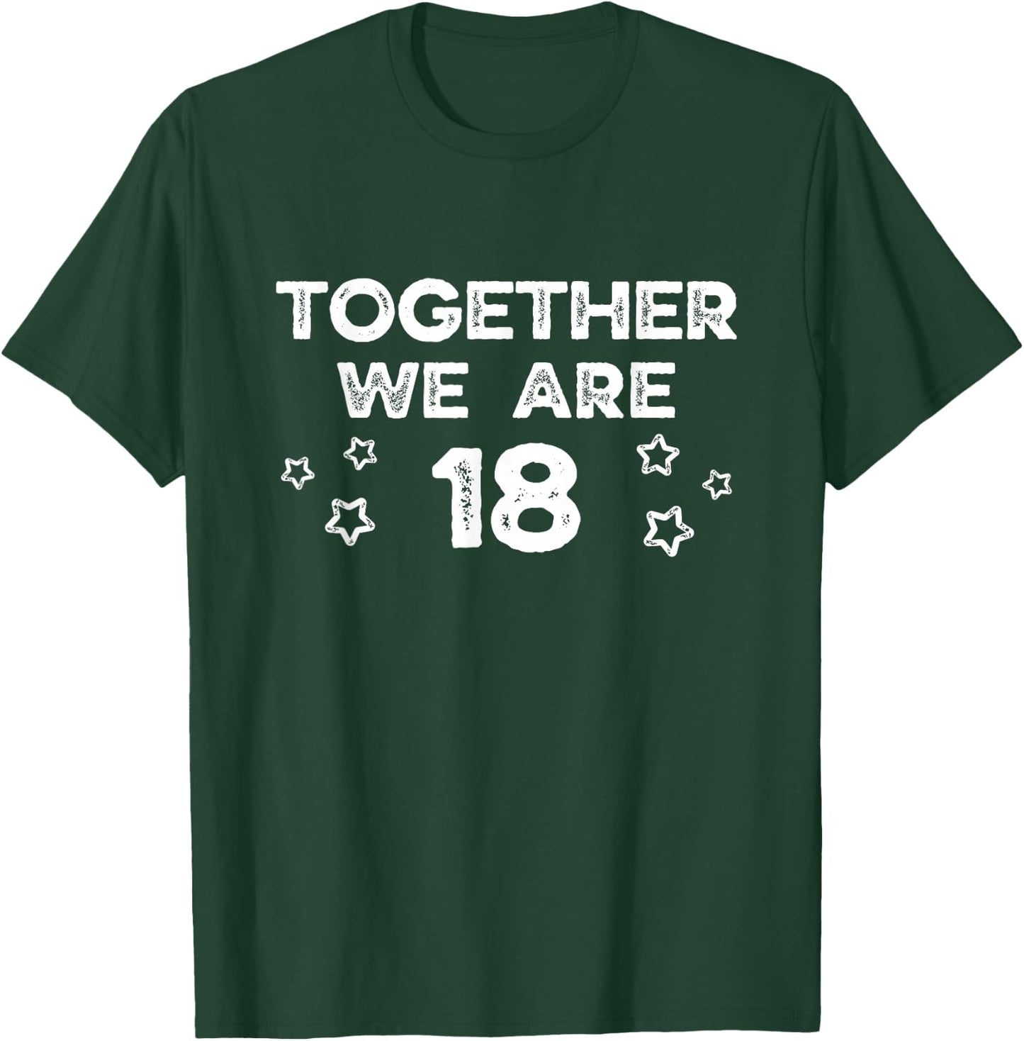 9th Twins Birthday 9 Twin Birthday Together We Are 18 T-Shirt - T-Shirt | Forest
