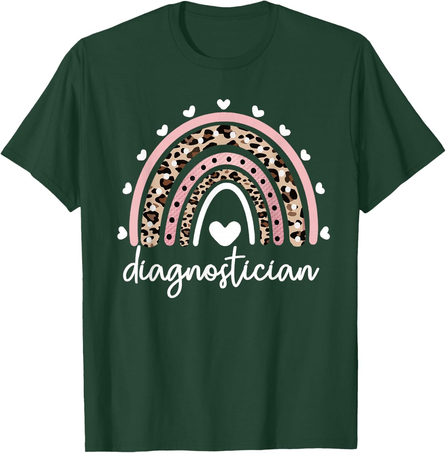 Educational Diagnostician Rainbow Educational Diag T-Shirt - T-Shirt | Forest