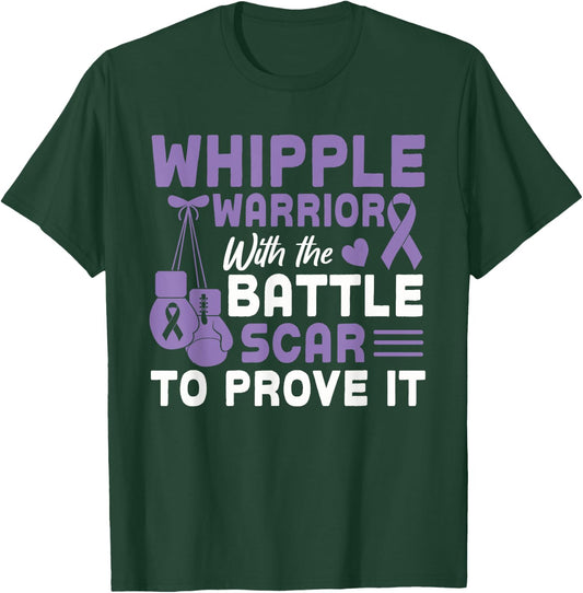 Whipple Warrior Pancreatic Cancer Awareness Gift T-Shirt - T-Shirt | Forest