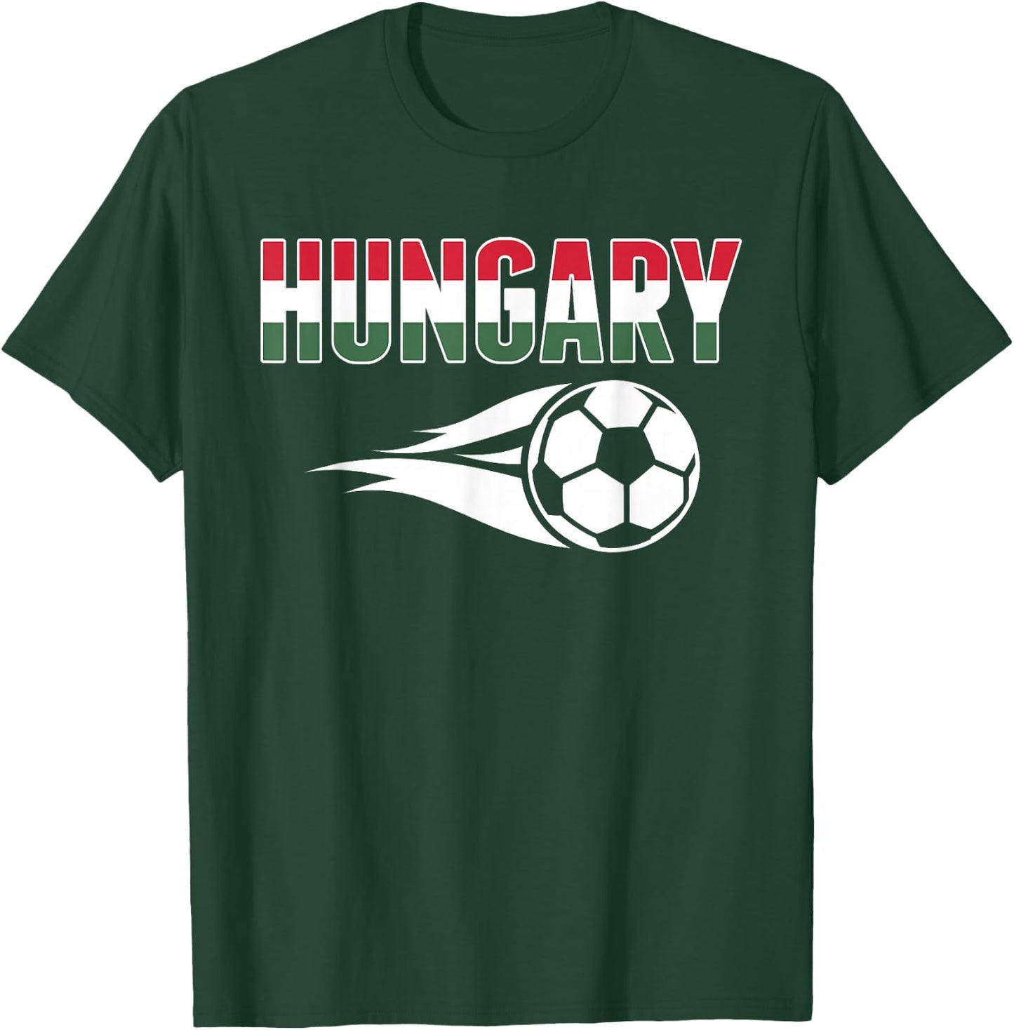 Hungary Soccer Fans Jersey - Hungarian Flag Football Lovers T-Shirt - T-Shirt | Forest