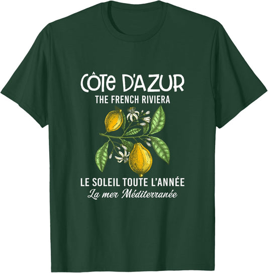 Cote D'azur The French Riviera Southern French Teacher Women T-Shirt - T-Shirt | Forest