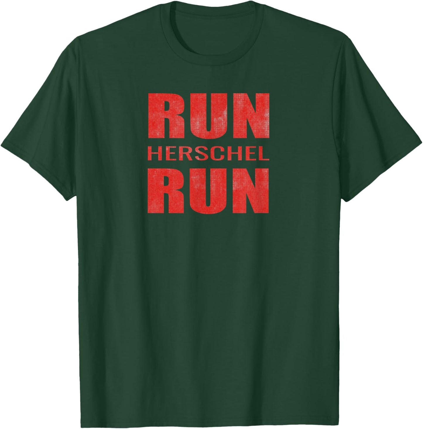 RUN HERSHEL RUN Hershel Walker Senator Georgia 2022 T-Shirt - T-Shirt | Forest