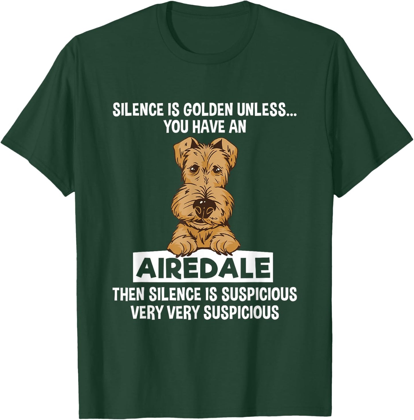 Dog Lover Airedale Terrier T-Shirt - T-Shirt | Forest
