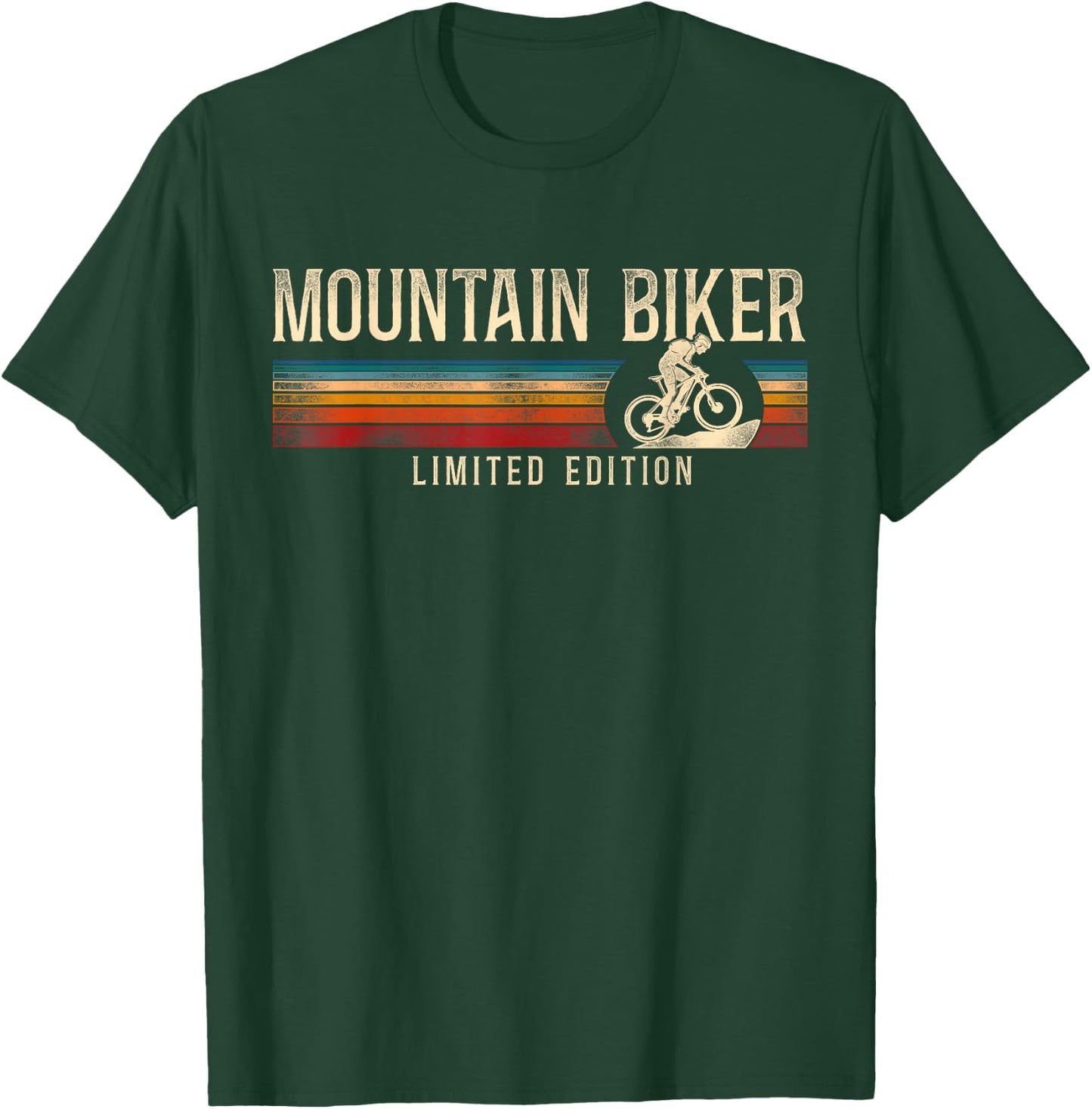 Enduro MTB Mountain Bike Riding Downhill Retro Vintage T-Shirt - T-Shirt | Forest