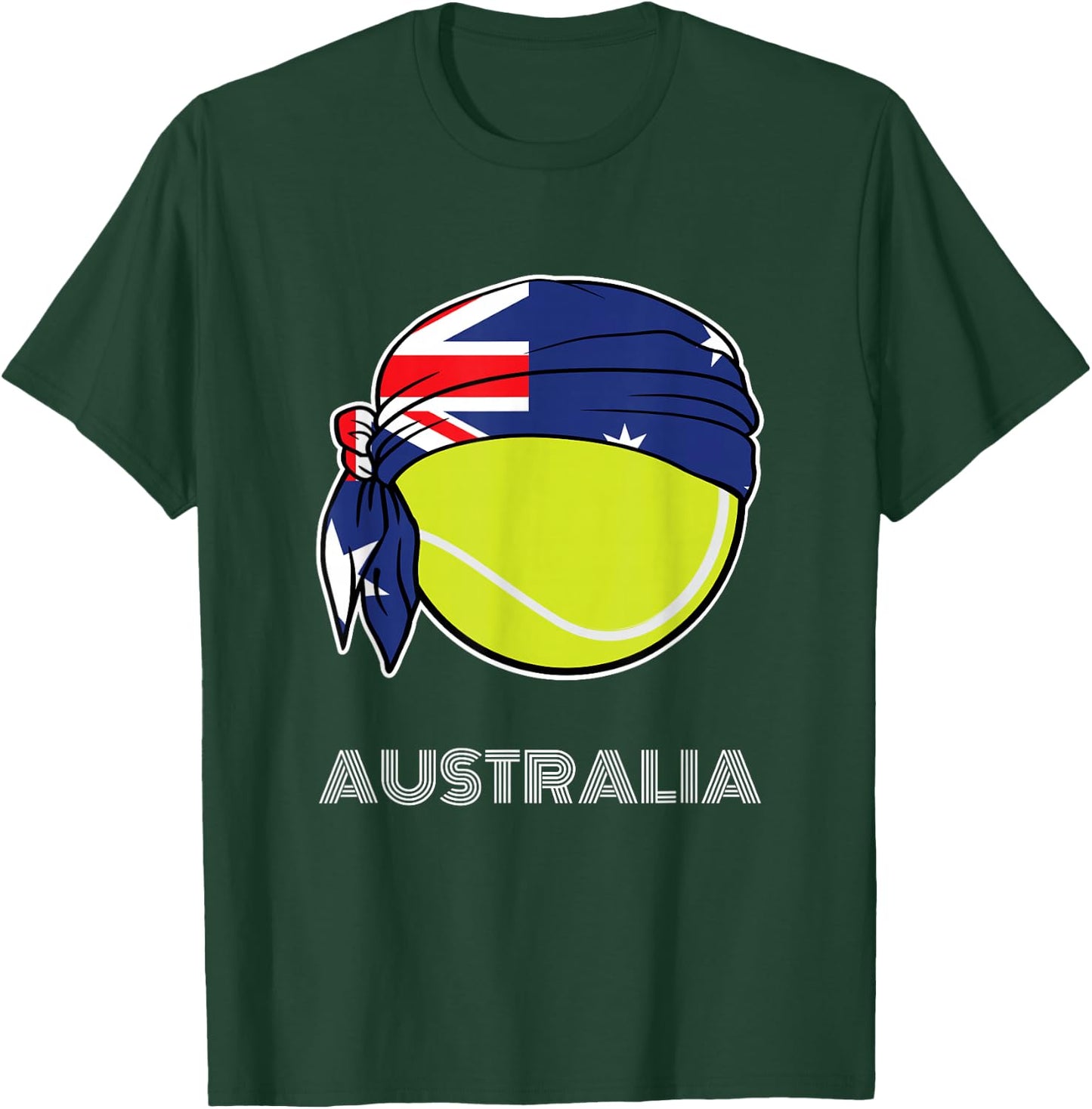 Australia Tennis Shirt Coach Australian Tennis Player T-Shirt - T-Shirt | Forest