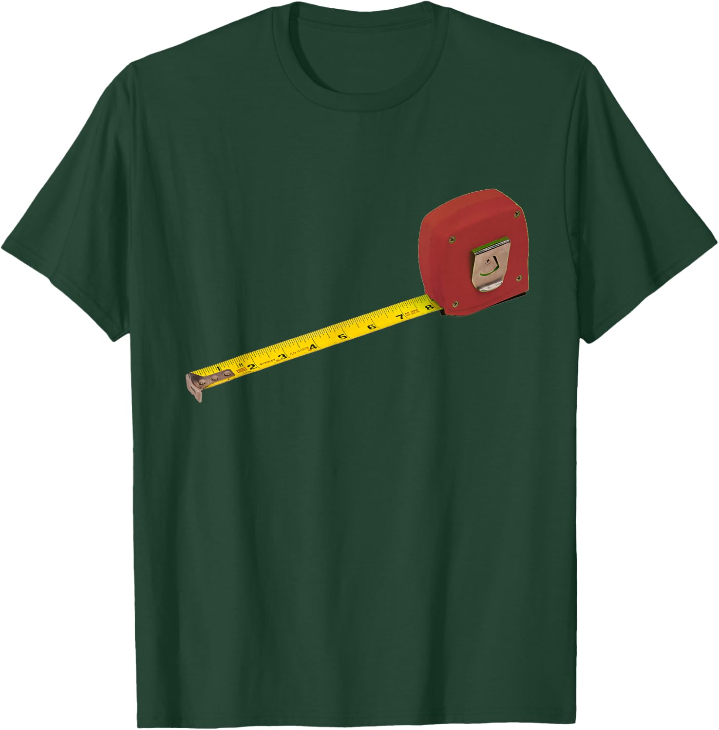 Simple Tools Tape Measure for Carpenters, Mechanics, DIY T-Shirt - T-Shirt | Forest
