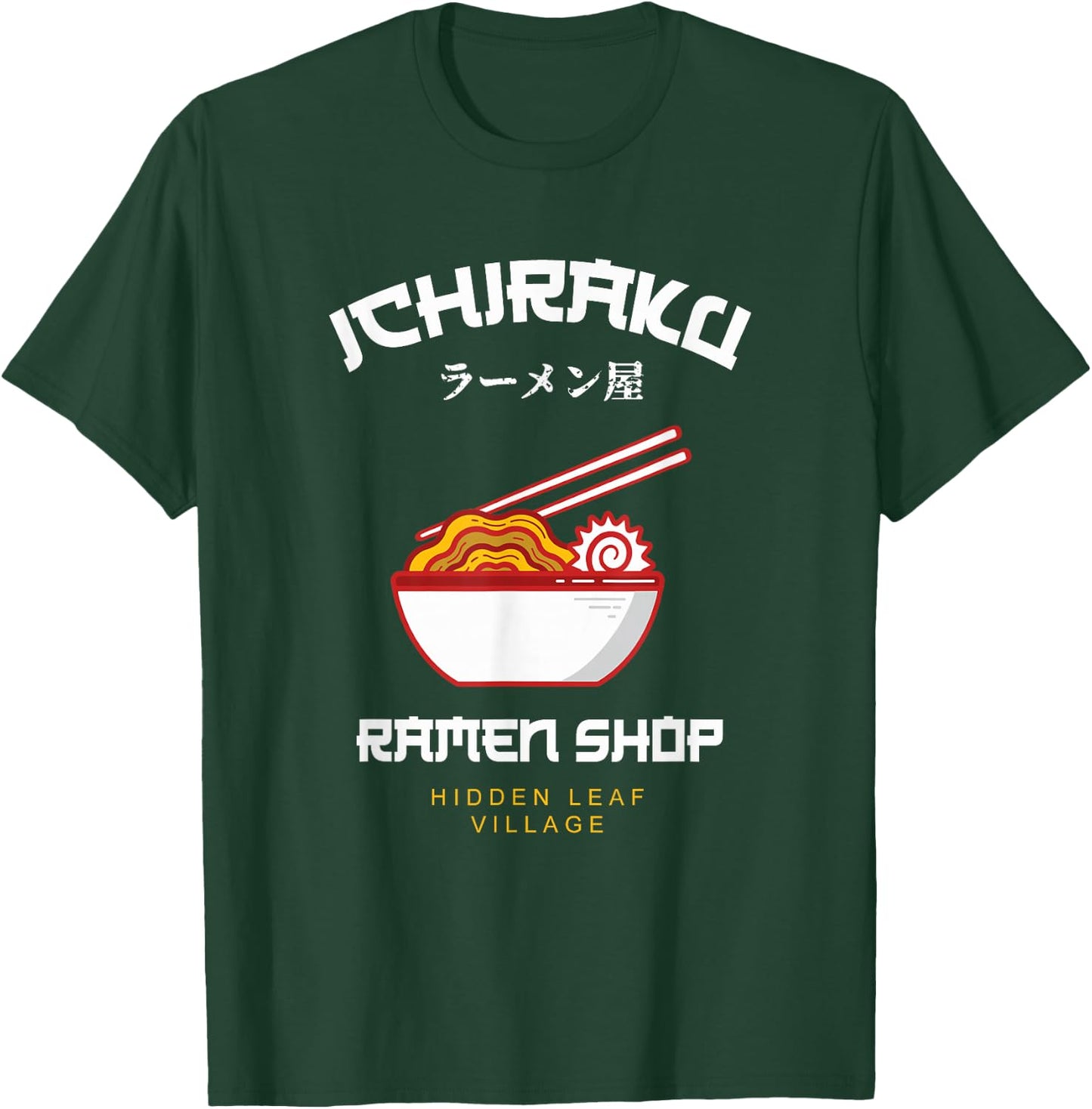 Ichiraku Ramen Shop Hidden Leaf Village Japanese Anime T-Shirt - T-Shirt | Forest