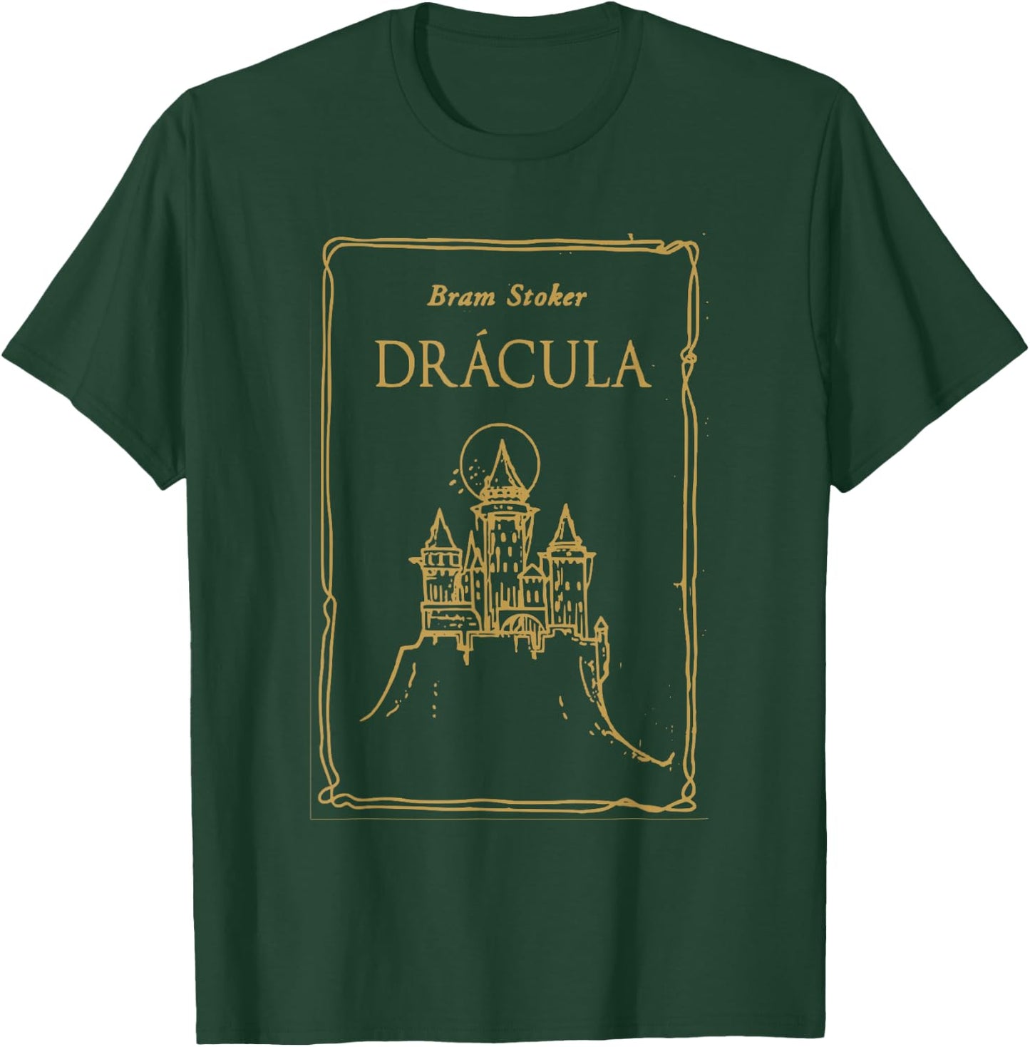 Bram Stoker's Dracula 1897 Original Book Cover T Shirt T-Shirt - T-Shirt | Forest