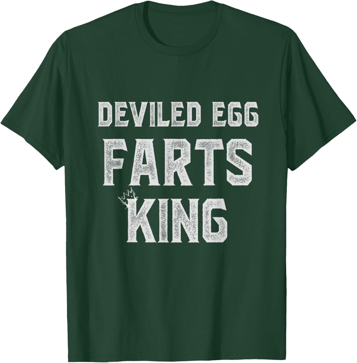 Funny Deviled Egg Farts King Thanksgiving Farting Dad Men's T-Shirt - T-Shirt | Forest