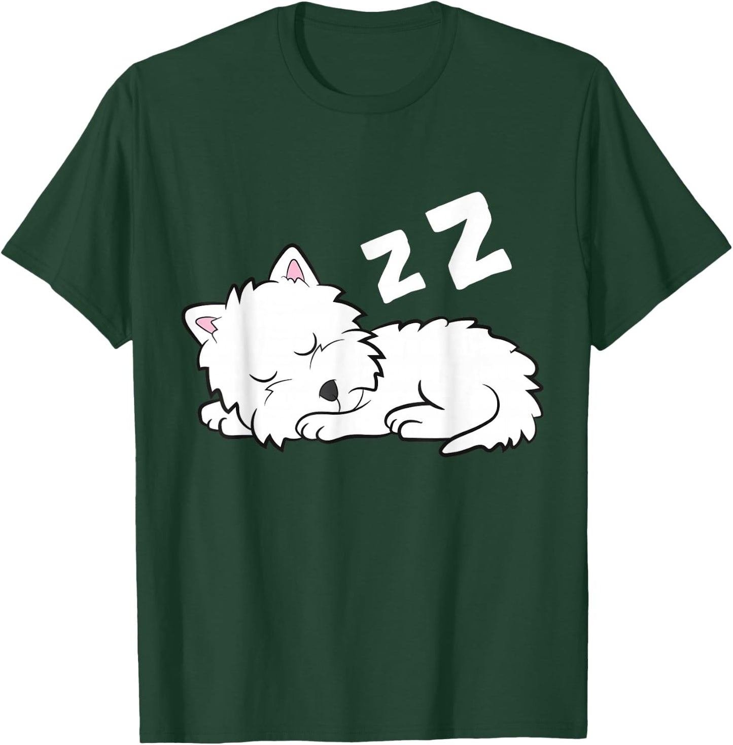 Cute Westie Pajama West Highland White Terrier Dog T-Shirt - T-Shirt | Forest