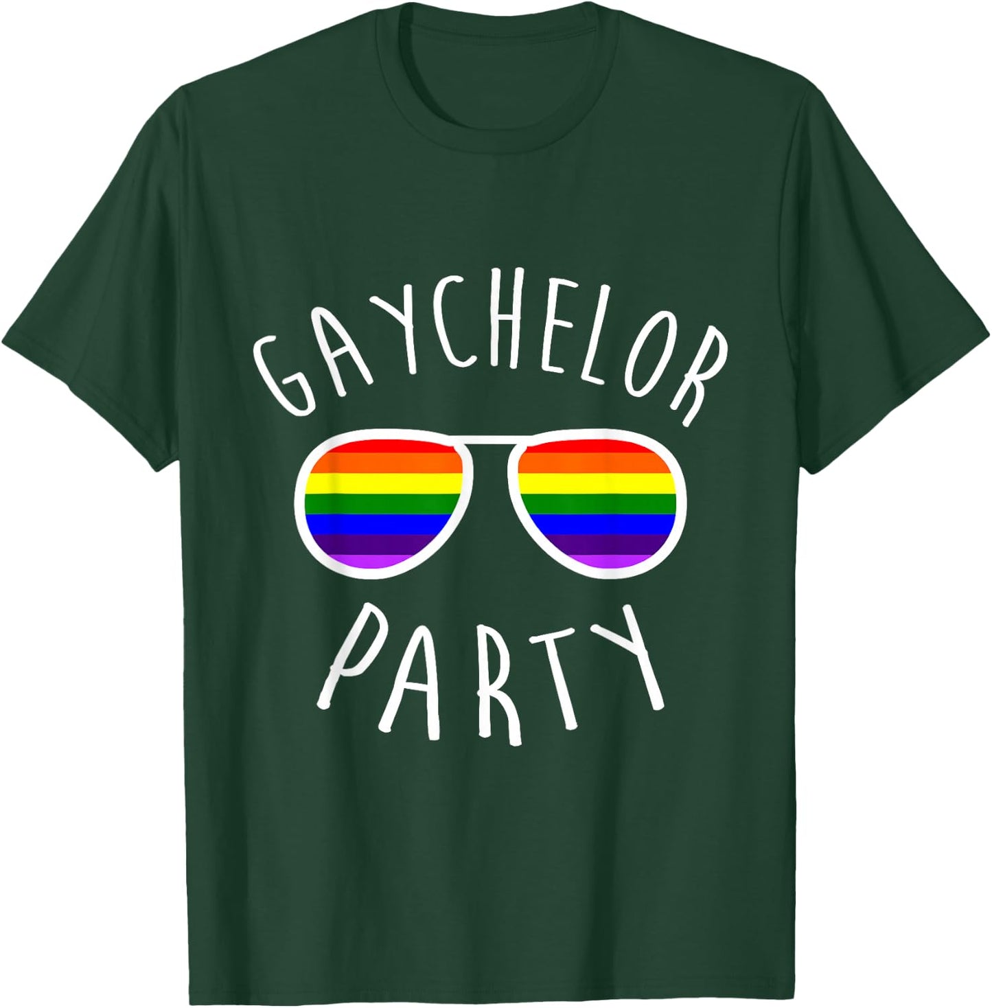 LGBT Pride Gay Bachelor Party Gaychelor Engagement T-Shirt - T-Shirt | Forest