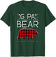G Pa Bear Christmas Pajamas Matching Family Plaid Men T-Shirt - T-Shirt | Forest