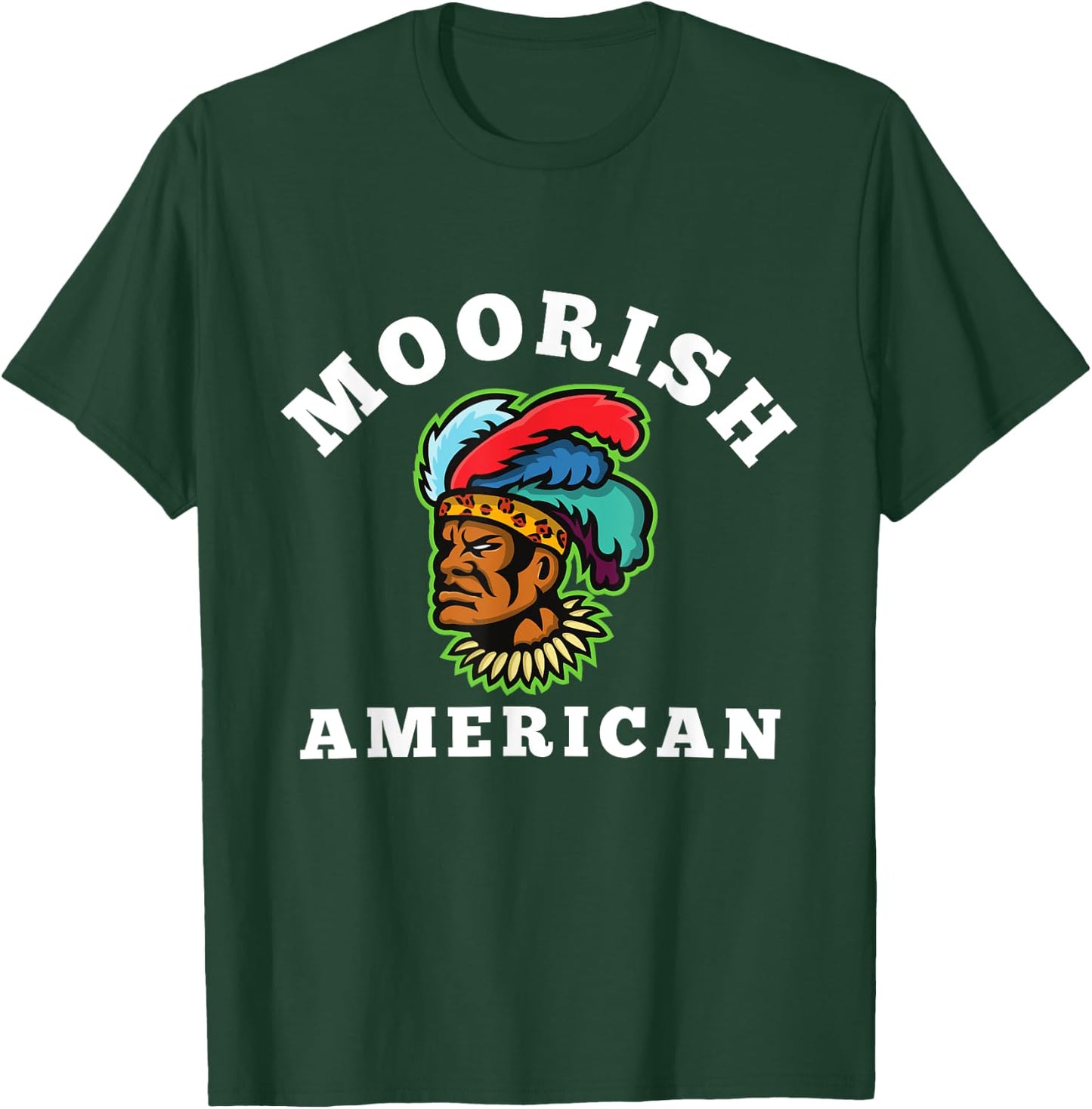 Moor - Moorish American God Body Of Melanin T-Shirt - T-Shirt | Forest