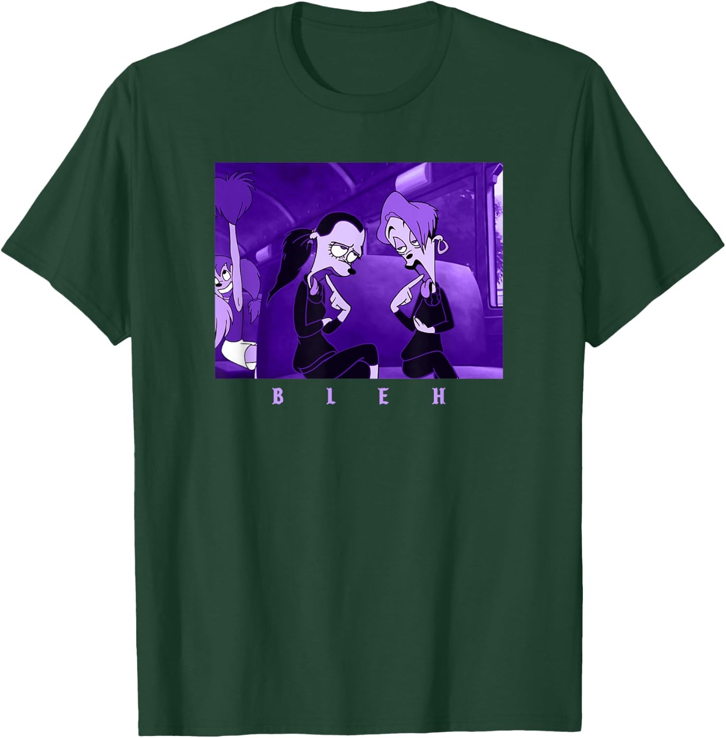 Disney A Goofy Movie Goth Girls Bleh Box Poster T-Shirt - T-Shirt | Forest