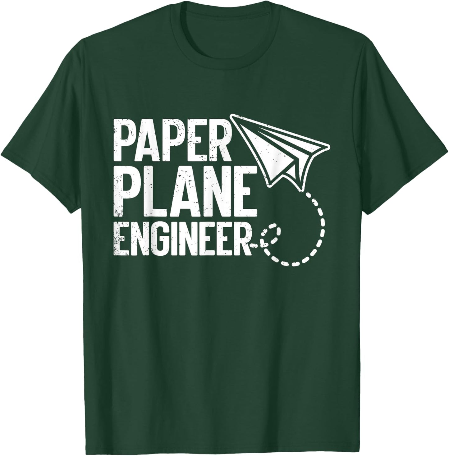 Paper Plane Engineer Airplane Origami Paper Plane Master T-Shirt - T-Shirt | Forest