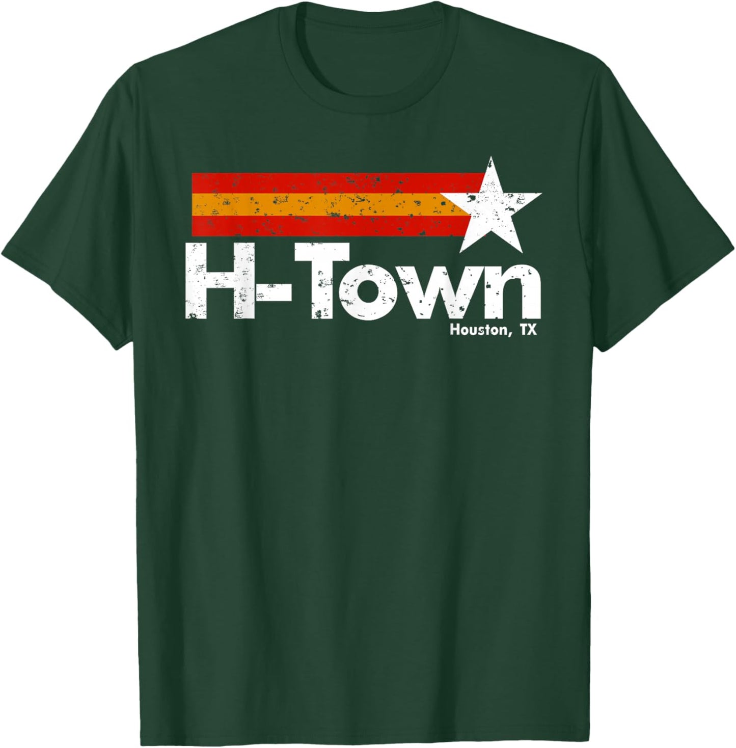 H Town Houston Texas T-Shirt - T-Shirt | Forest
