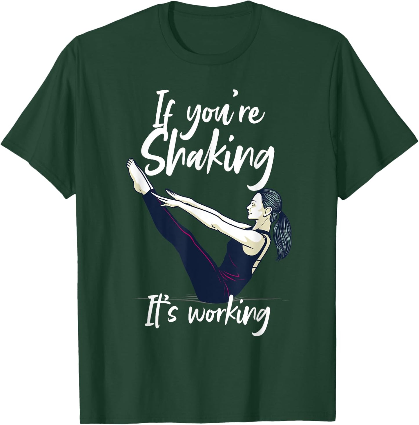 Funny Pilates Men Gym Fitness Instructor Workout T-Shirt - T-Shirt | Forest