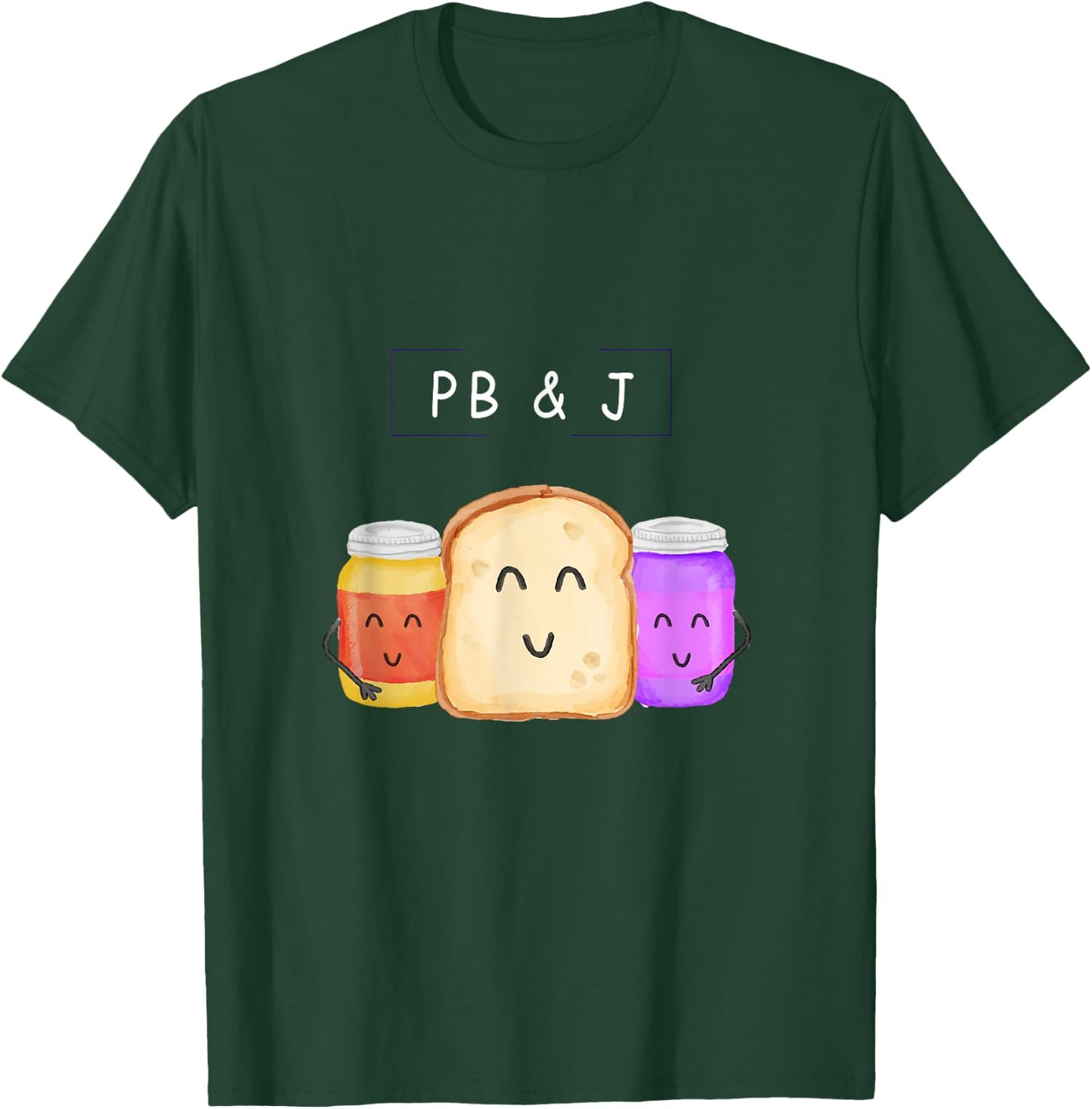 PB & J Halloween 2018 Matching Couple Costume T-Shirt - T-Shirt | Forest