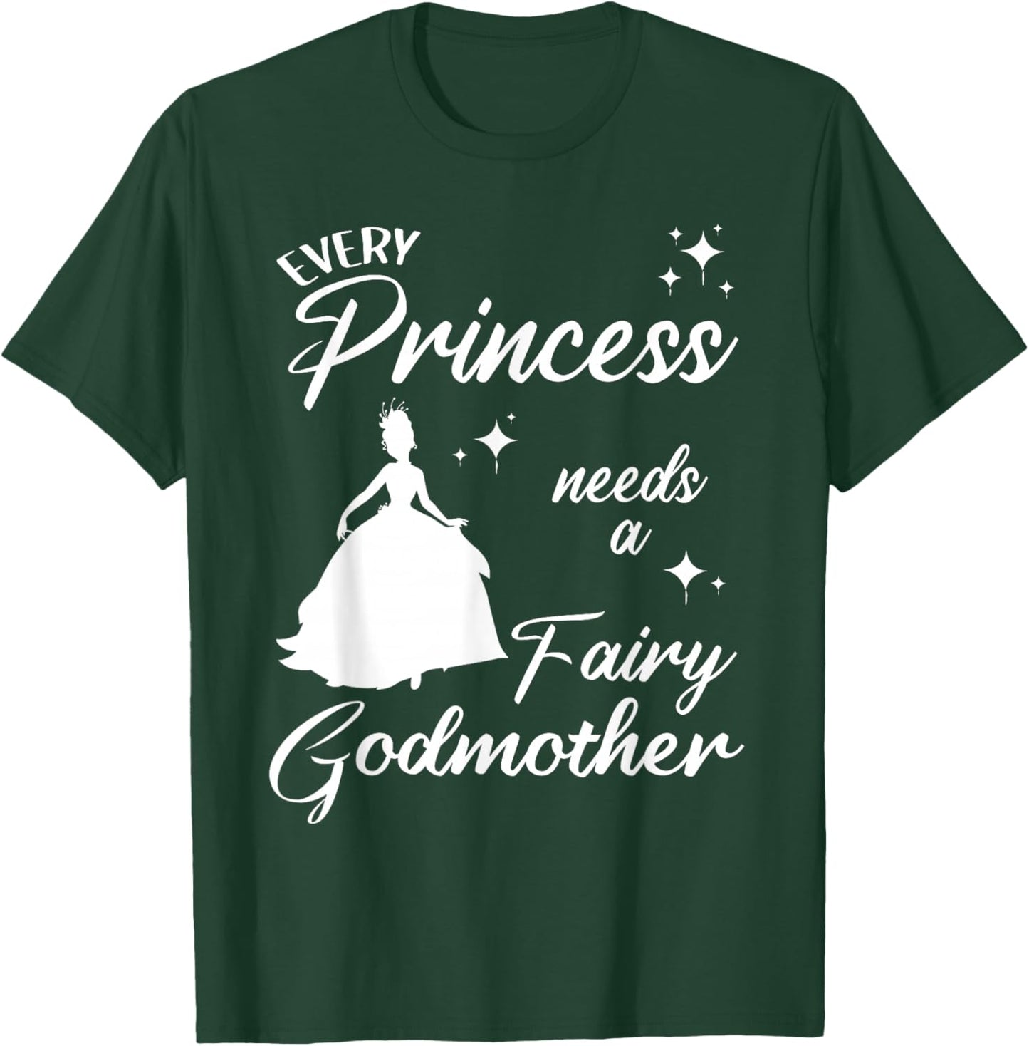 Funny Fairy Godmother Gift Cool Princess Godmother T-Shirt - T-Shirt | Forest