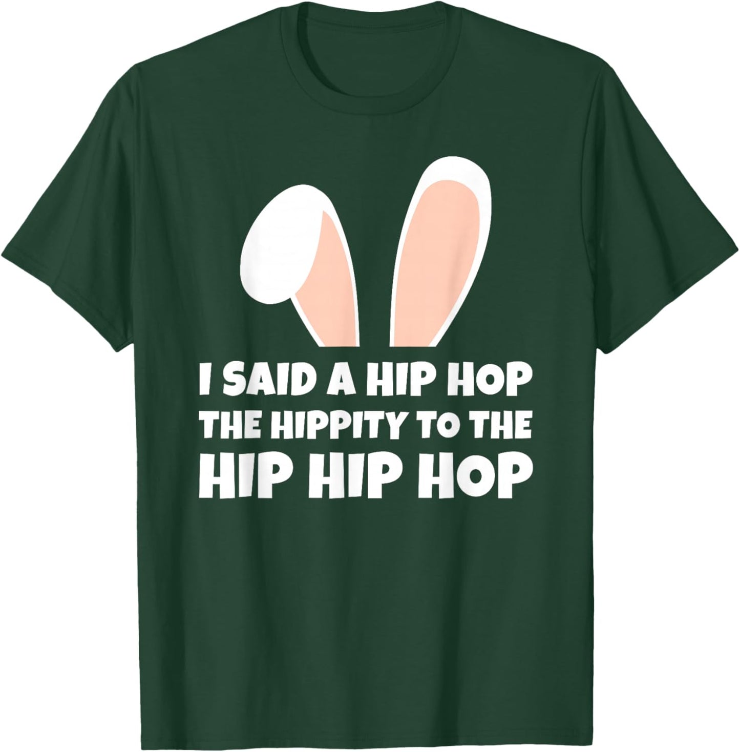 Easter bunny funny joke, cute hip hop rabbit T-Shirt - T-Shirt | Forest
