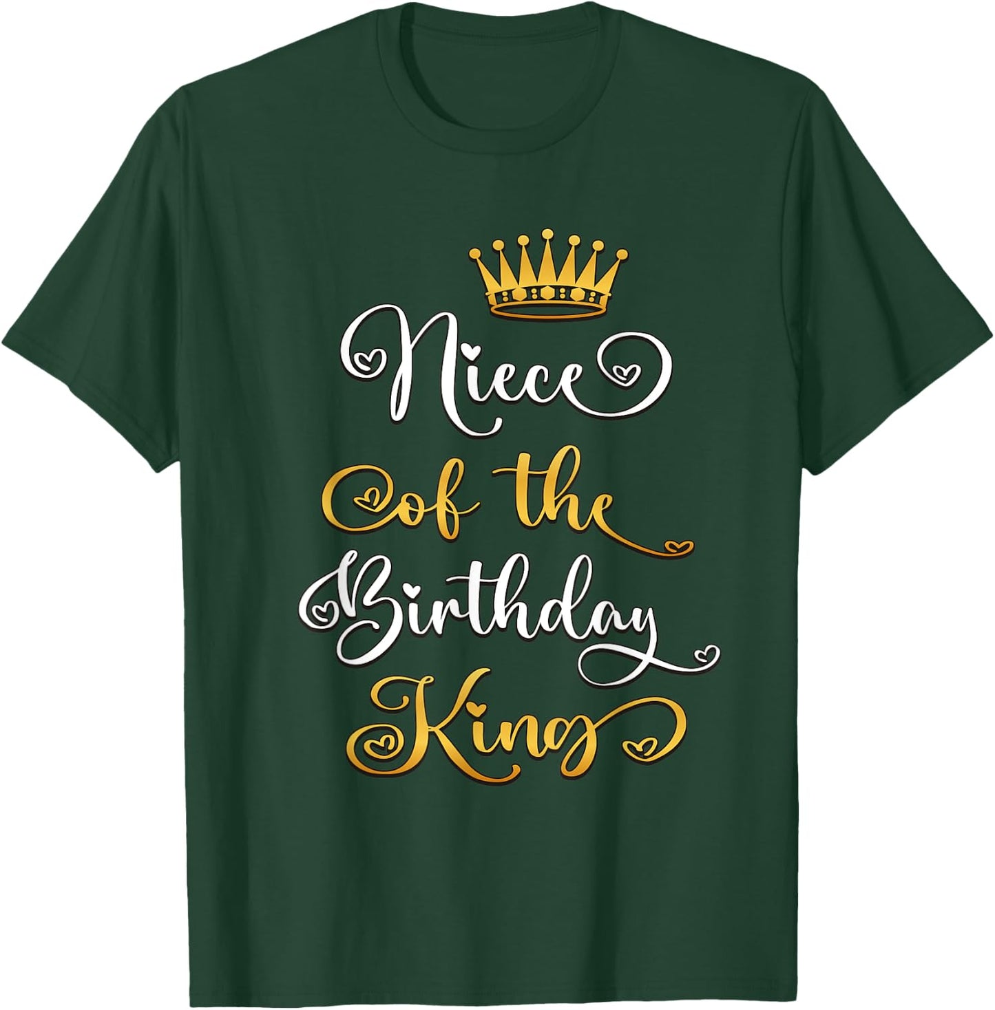 Niece Of The Birthday King Bday Party T-Shirt - T-Shirt | Forest