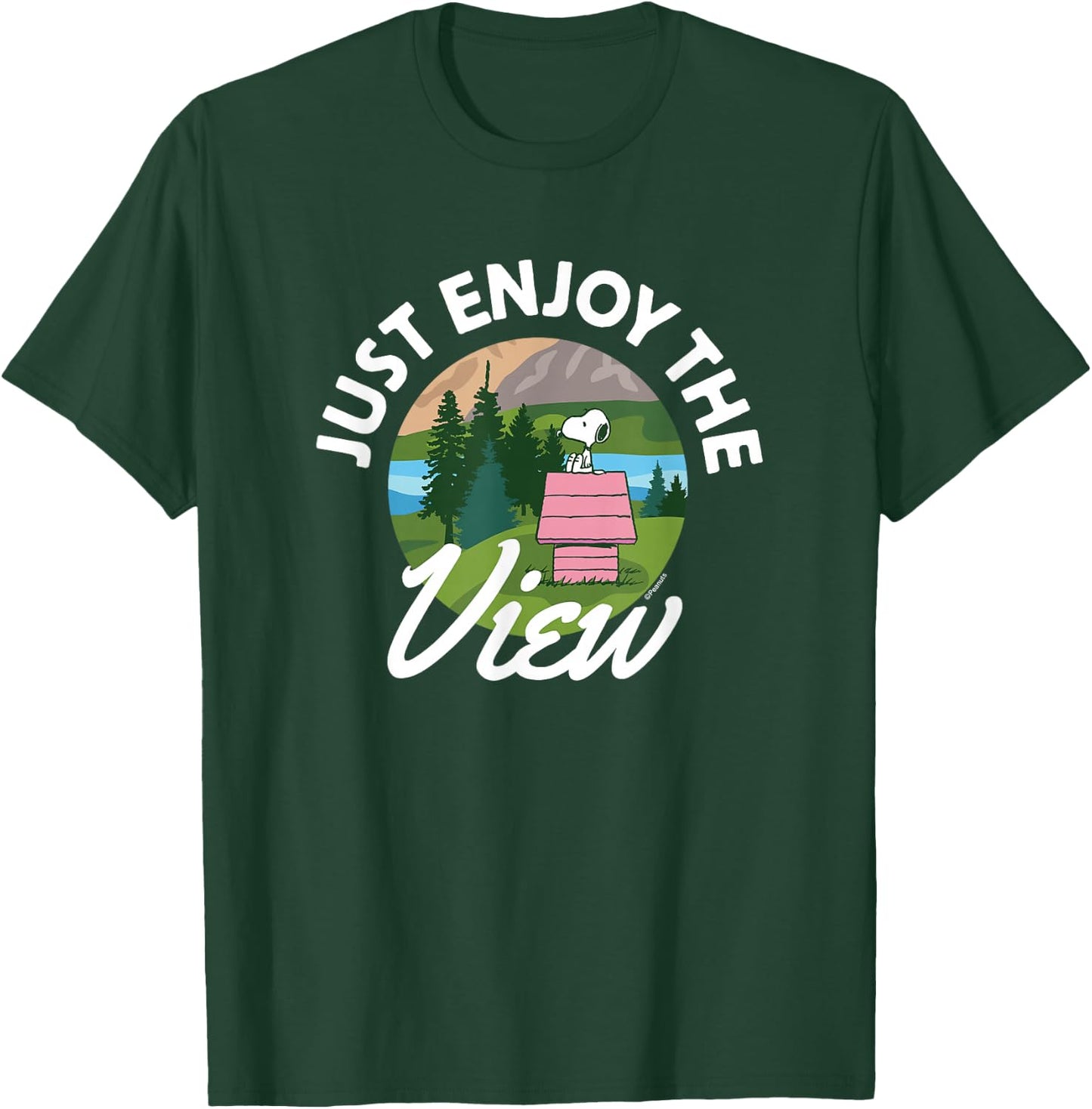 Peanuts - Snoopy Just Enjoy The View T-Shirt - T-Shirt | Forest