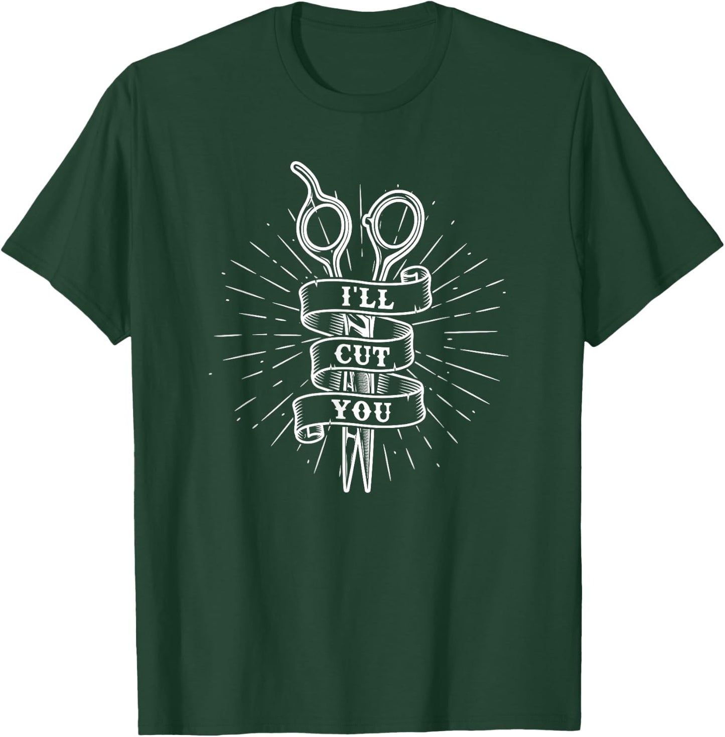 Barber Gift - Hairdresser Hairstylist Barbershop T-Shirt - T-Shirt | Forest