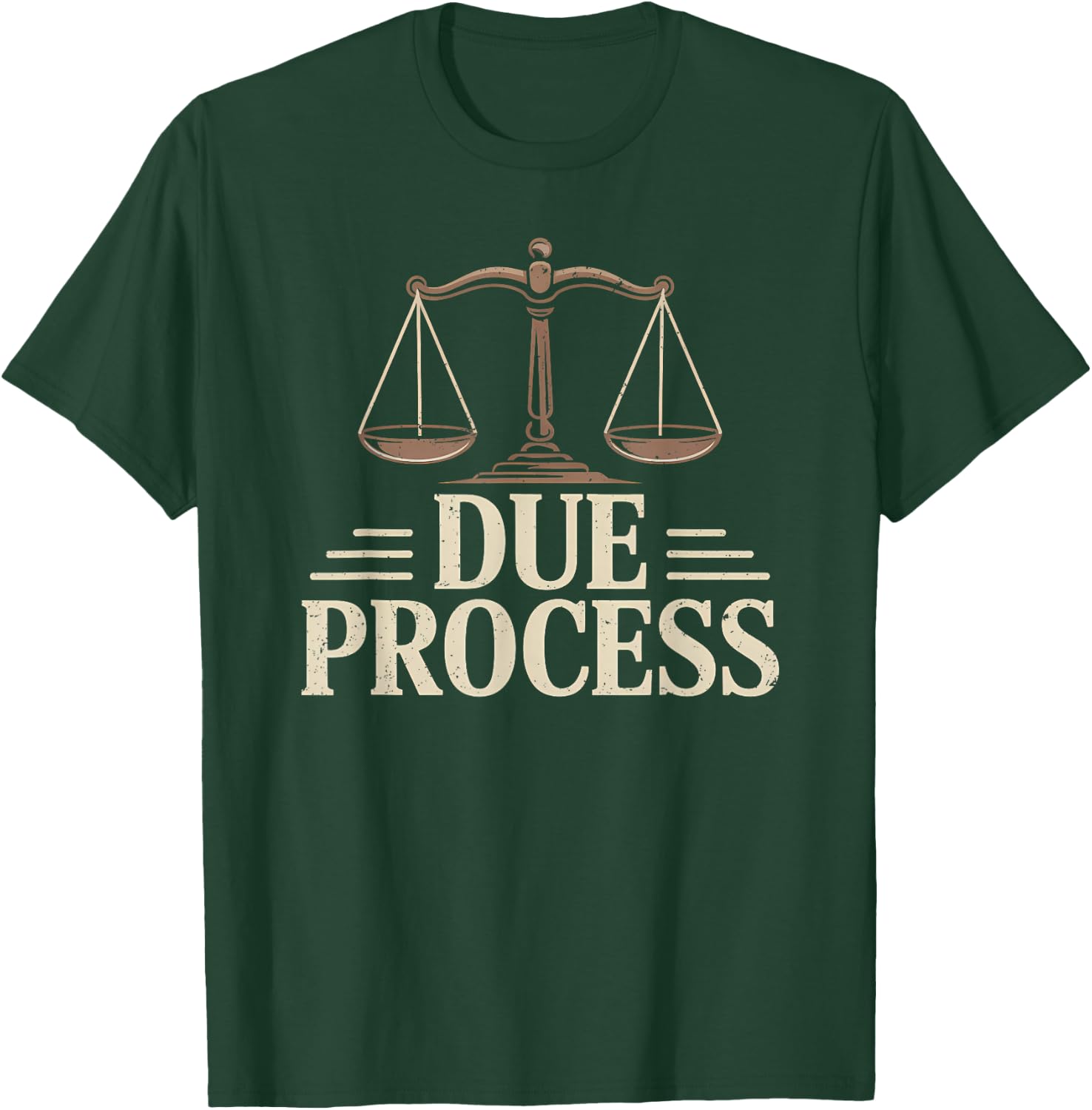 Due Process for All Legal Rights Civil Rights Lawyer T-Shirt - T-Shirt | Forest